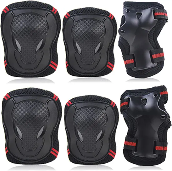 Wholesale Children Adult Protector Set Knee Elbow Wrist Pads for Skating Skateboarding Scooter
