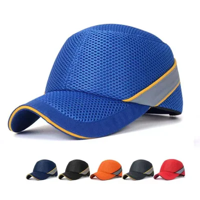 Colorful Head Protection Sun Shade Mesh Safety Bump Caps