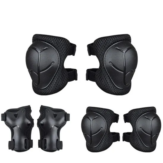 Kids Bicycle Inline Protectors with Helmets Knee Protection Covers for Skateboarding, Roller Skating and Skating Wyz19829