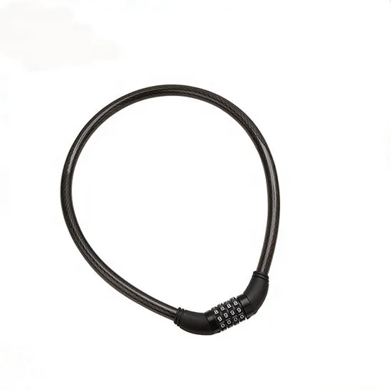 4 Digits Combination Bike Lock Plastic Head Bicycle Lock 