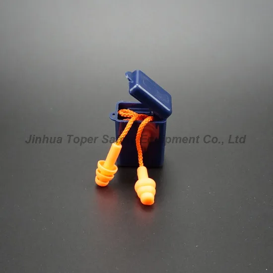 TPR Material Reusable Ear Plugs with Cases (EP606) 