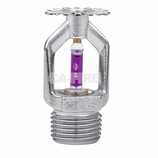 Direct Manufacture Pedent Upright Sidewall Glass Bulb Esfr Concealed Fire Sprinkler Heads with Plastic Protection Frame