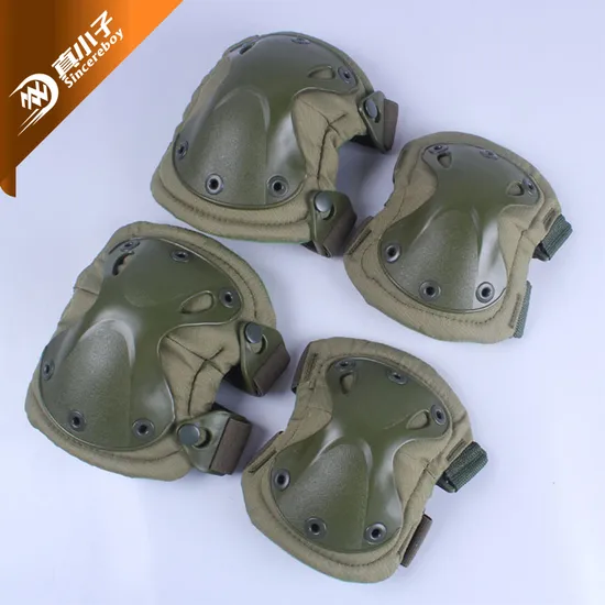 Tactical Combat Protective Pad Set Gear Sports Knee Elbow Protector CS 