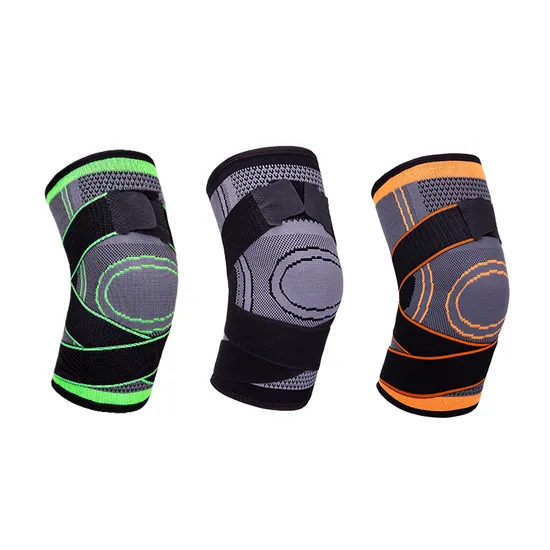 Nylon Elastic Sports Knee Pads Breathable Support Knee Brace Running Fitness Knee Protector