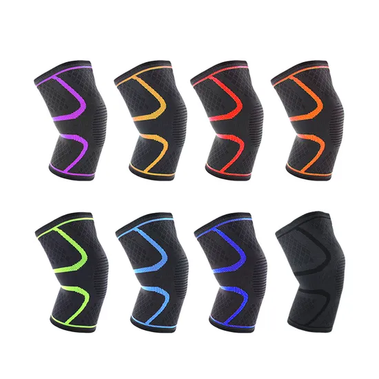 Sports Knee Pads Knitted Nylon Breathable Fitness Warm Cycling Knee Protector 