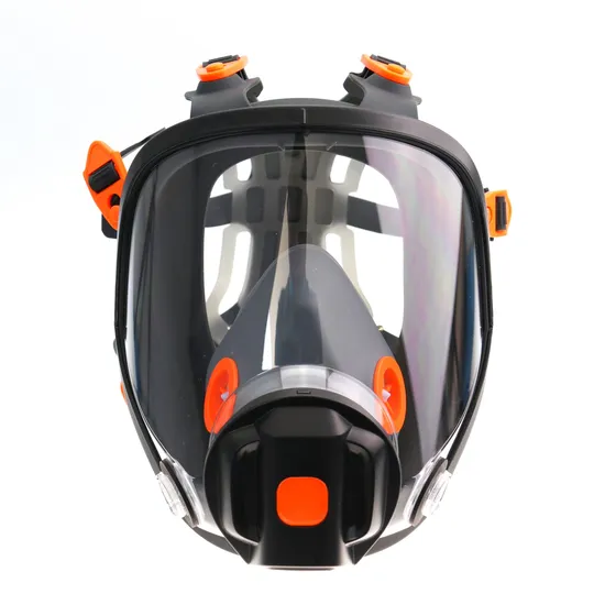 Wholesale Cn Ci H2s Cl2 Gas Mask with Doulbe Filters 