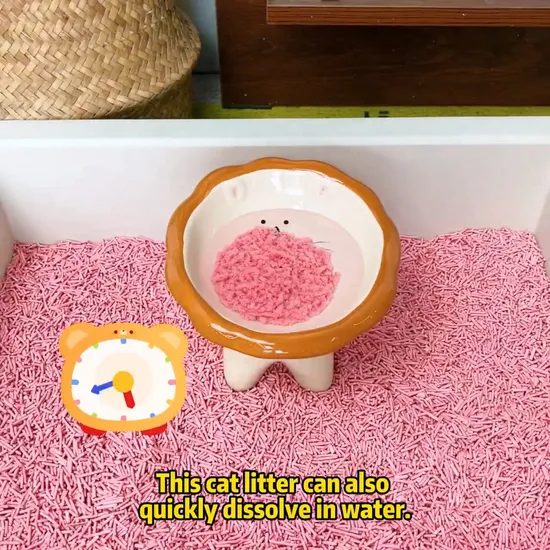 Tofu Cat Litter Environmentally Friendly Dust Free Respiratory Protection Deodorizing Aromatic Customizable Factory Made 