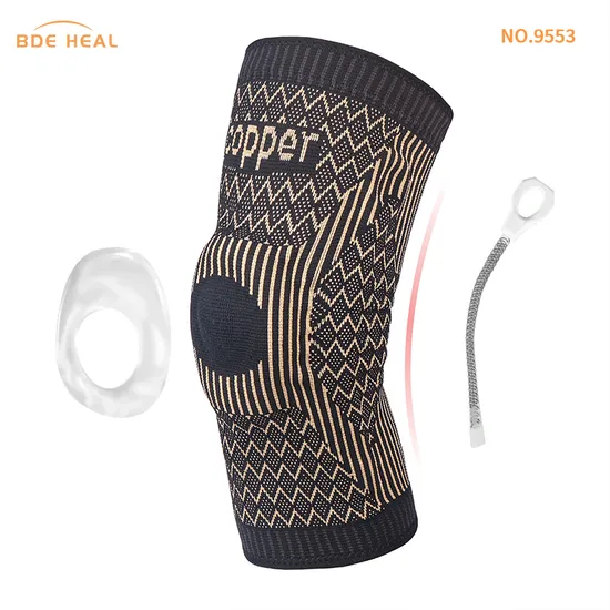Sports Cycling Basketball Protector Copper Nylon Copper Ion Knee Protector 