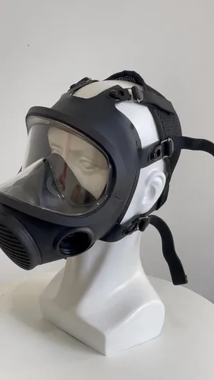 Low Breathing Resistance Full Face Respiratory Protection Gas Mask with Filter 
