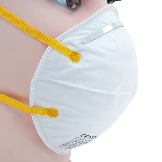 Disposable FFP1 Cone Face Mask Without Valve Respirator Facial Wear, 