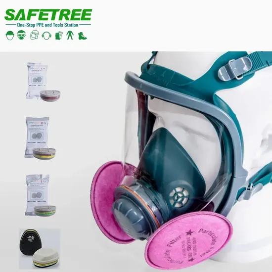 CE En136: 1998 Full Face Respirator Mask Gas Protective Mask Respiratory Protection 