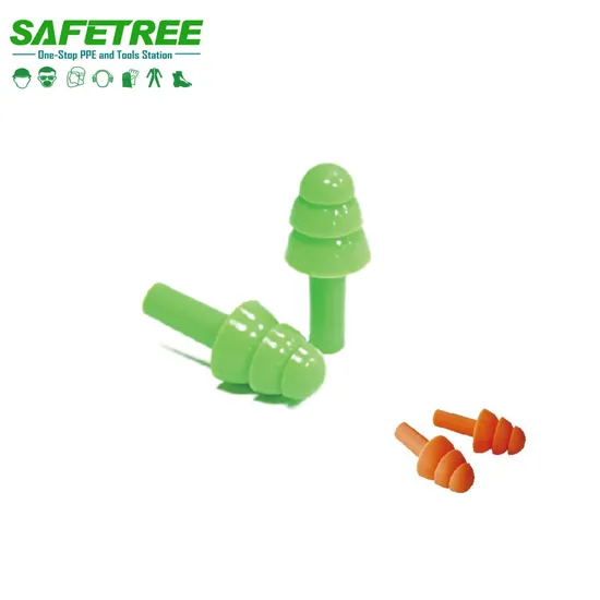 CE En352 & AS/NZS & ANSI PPE Hearing Protection Disposable Safety Silicone Ear Plugs PPE Protective Ear Plugs 