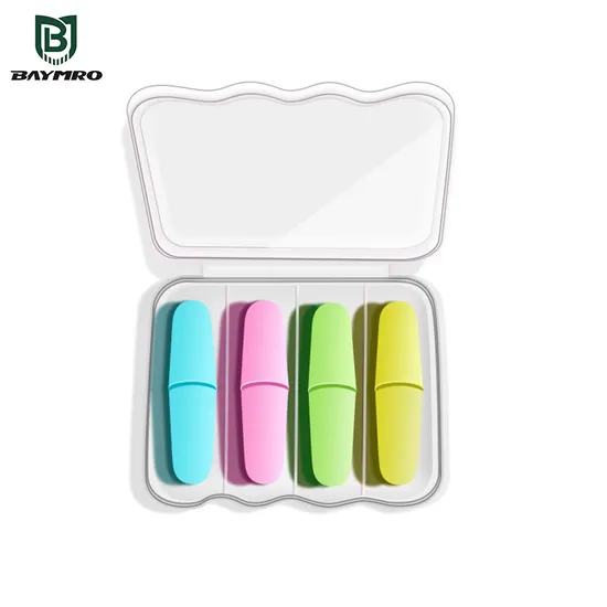 4 Pairs Sound Insulation Washable Noise Protection Sleep Sponge Ear Plugs 